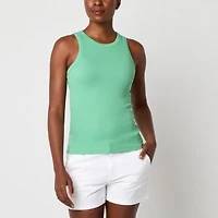 a.n.a Womens Tall Crew Neck Sleeveless Tank Top