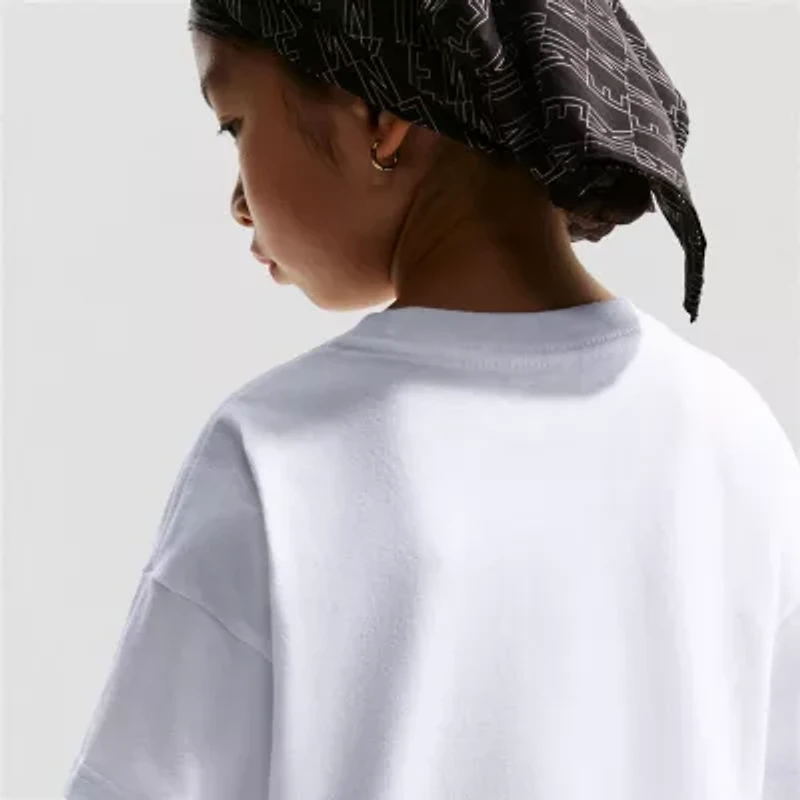 Nike Big Kid Girls Crew Neck Short Sleeve Regular Fit Graphic T-Shirt