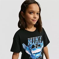 Nike Big Kid Girls Crew Neck Short Sleeve Regular Fit Graphic T-Shirt