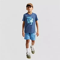 Nike Big Kid Unisex Crew Neck Short Sleeve Regular Fit Graphic T-Shirt