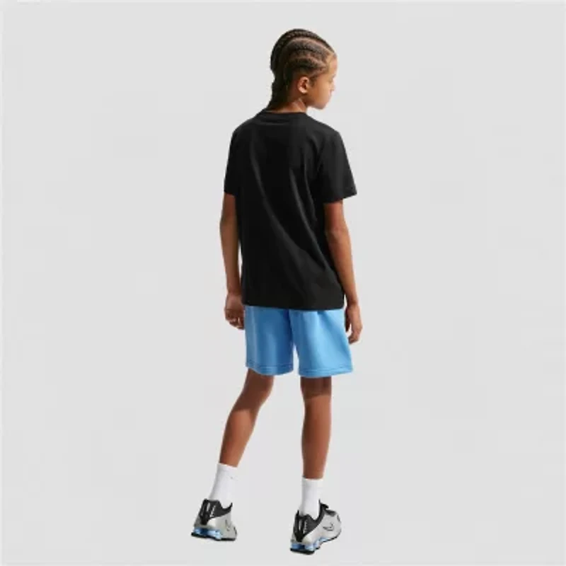 Nike Big Kid Unisex Crew Neck Short Sleeve Regular Fit Graphic T-Shirt