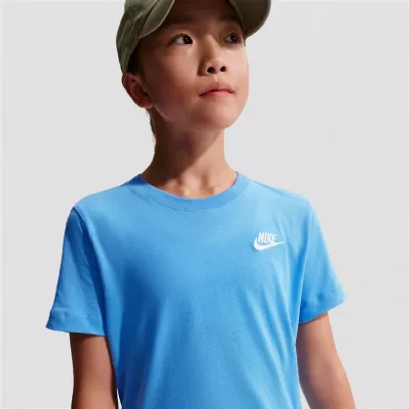 Nike Big Kid Unisex Round Neck Short Sleeve Regular Fit Graphic T-Shirt