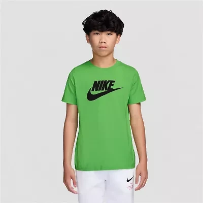 Nike Futura Big Kid Unisex Crew Neck Short Sleeve Regular Fit Graphic T-Shirt