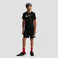 Nike Dri-Fit Big Kid Unisex Crew Neck Short Sleeve Regular Fit Graphic T-Shirt