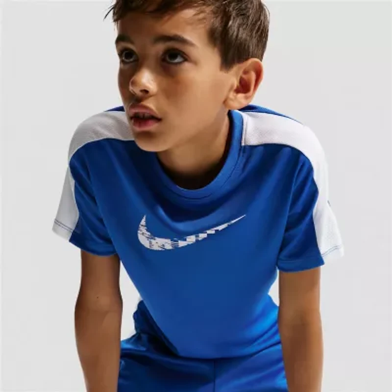 Nike Dri-Fit Trophy Big Kid Unisex Crew Neck Short Sleeve Regular Fit Graphic T-Shirt