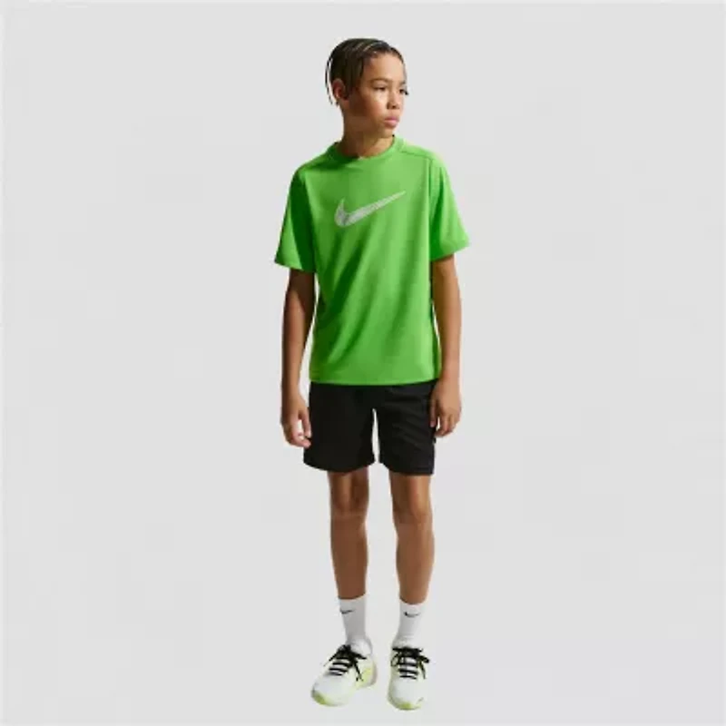 Nike Club Big Kid Unisex Crew Neck Short Sleeve Regular Fit Graphic T-Shirt