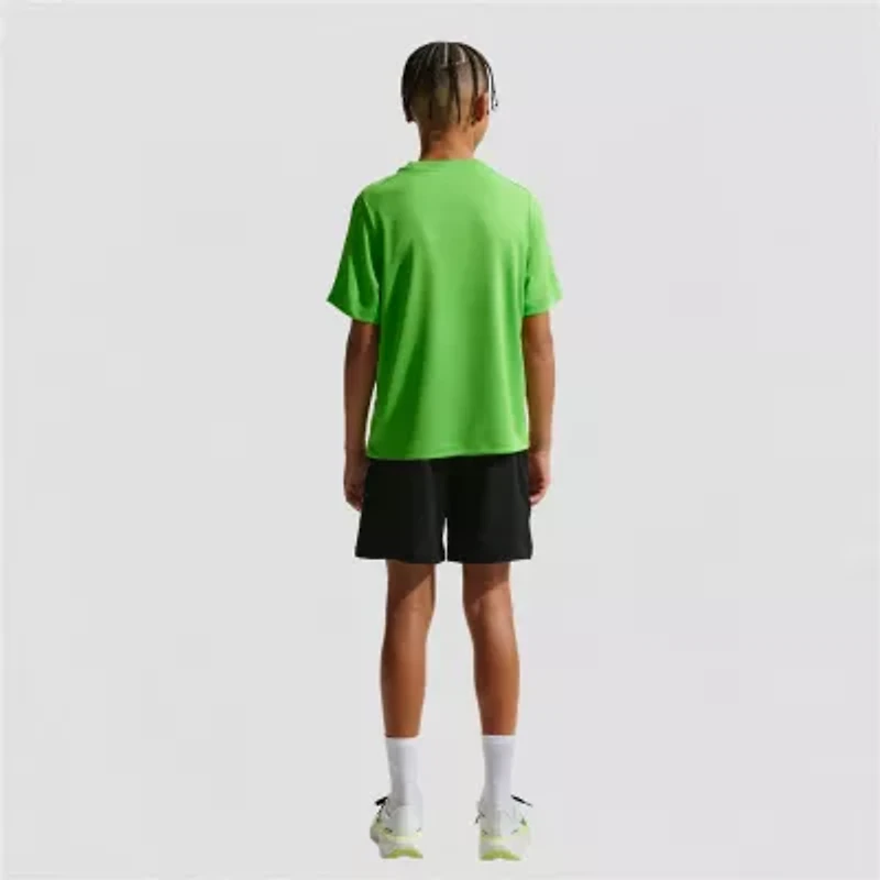 Nike Club Big Kid Unisex Crew Neck Short Sleeve Regular Fit Graphic T-Shirt