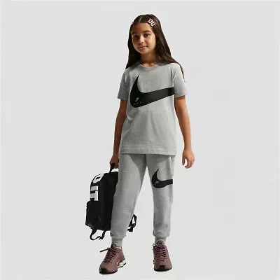 Nike Club Big Kid Unisex Crew Neck Short Sleeve Regular Fit Graphic T-Shirt