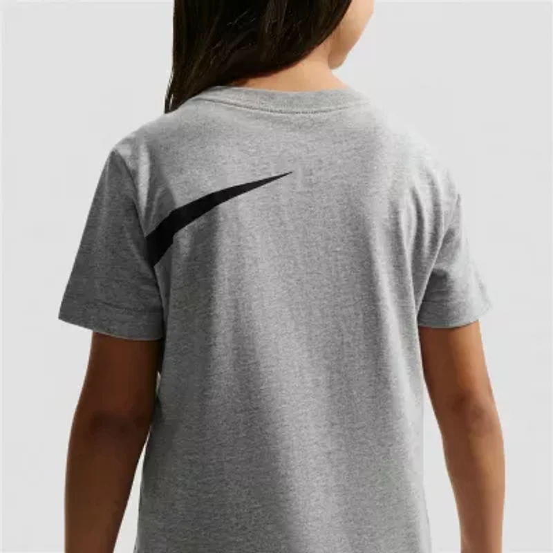 Nike Club Big Kid Unisex Crew Neck Short Sleeve Regular Fit Graphic T-Shirt
