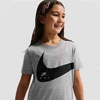 Nike Club Big Kid Unisex Crew Neck Short Sleeve Regular Fit Graphic T-Shirt