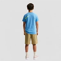 Nike Club Big Kid Unisex Crew Neck Short Sleeve Regular Fit Graphic T-Shirt