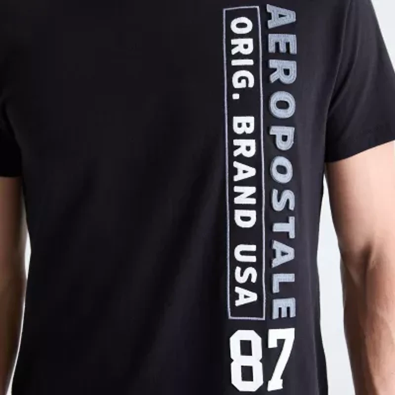 AEROPOSTALE Mens Crew Neck Short Sleeve Classic Fit Graphic T-Shirt