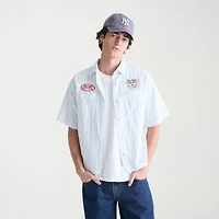 AEROPOSTALE Mens Short Sleeve Boxy Fit Button-Down Shirt