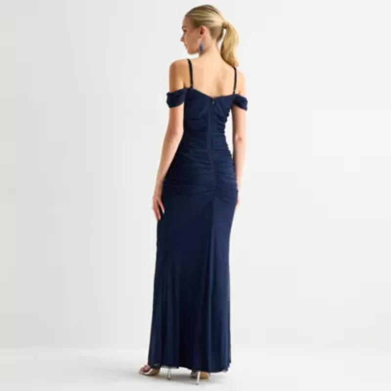 Radiante Couture Womens Juniors Sleeveless Bodycon Dress