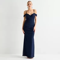 Radiante Couture Womens Juniors Sleeveless Bodycon Dress