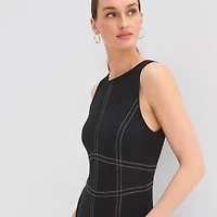 Sam And Jess Womens Sleeveless Midi Fit + Flare Dress