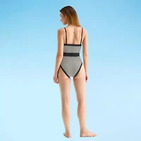 Mynah Womens Textured One Piece Swimsuit