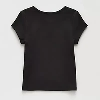 Thereabouts Little & Big Kid Girls Round Neck Short Sleeve T-Shirt