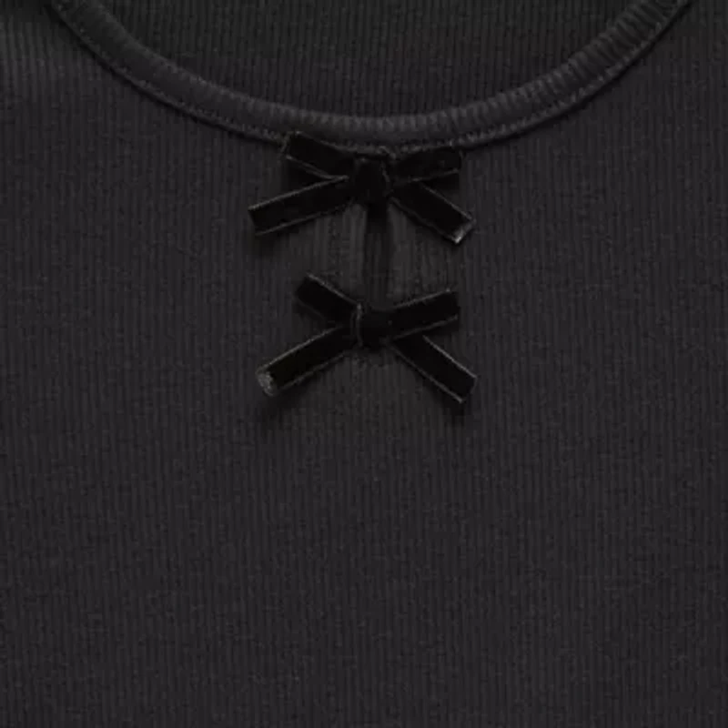 Thereabouts Little & Big Kid Girls Round Neck Short Sleeve T-Shirt