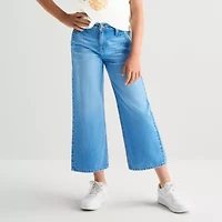 Thereabouts Little & Big Kid Girls Adjustable Waist Cropped Jean