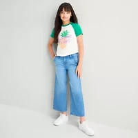 Thereabouts Little & Big Kid Girls Adjustable Waist Cropped Jean