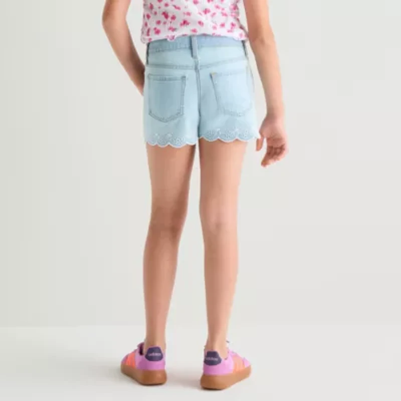 Thereabouts Little & Big Kid Girls Adjustable Waist Shortie Short