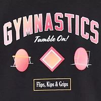 Xersion Little & Big Kid Girls Crew Neck Short Sleeve Relaxed Fit Graphic T-Shirt