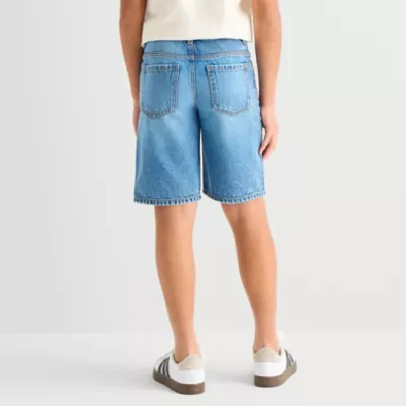 Thereabouts Little & Big Kid Boys Adjustable Waist Denim Short