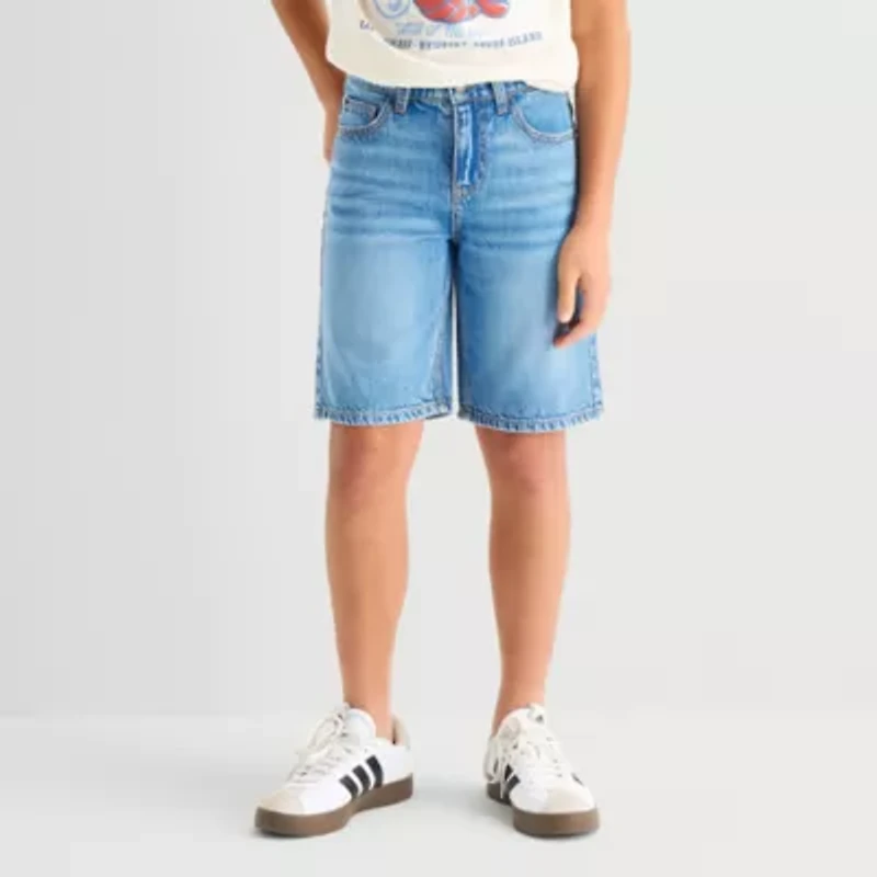 Thereabouts Little & Big Kid Boys Adjustable Waist Denim Short