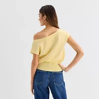 Forever 21 Juniors Womens Short Sleeve Pullover Sweater