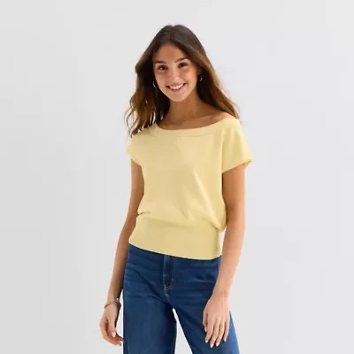 Forever 21 Juniors Womens Short Sleeve Pullover Sweater