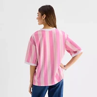 Forever 21 Womens Juniors V Neck Short Sleeve Jersey