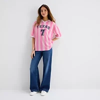 Forever 21 Womens Juniors V Neck Short Sleeve Jersey