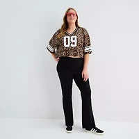 Forever 21 Womens Juniors Plus Short Sleeve Jersey