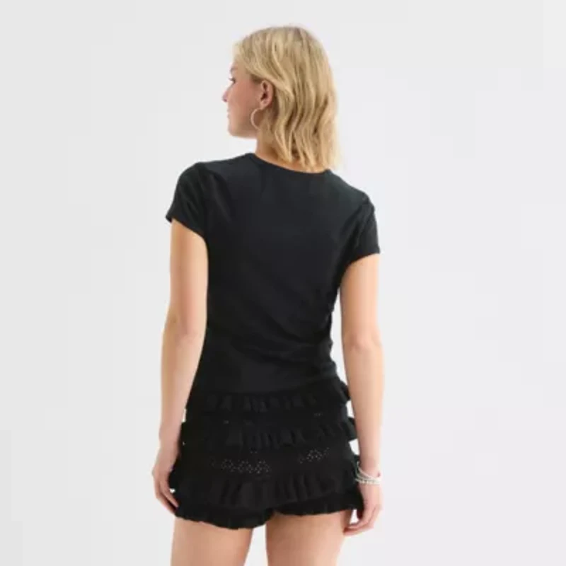 Forever 21 Womens Juniors Short Sleeve Graphic T-Shirt