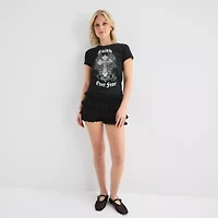 Forever 21 Womens Juniors Short Sleeve Graphic T-Shirt