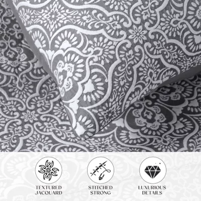 SUPERIOR® Enzy Floral Matelasse Textured Woven Bedspread