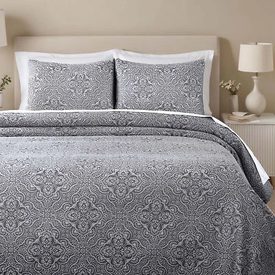 SUPERIOR® Enzy Floral Matelasse Textured Woven Bedspread