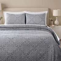 SUPERIOR® Enzy Floral Matelasse Textured Woven Bedspread