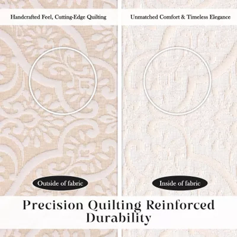 SUPERIOR® Enzy Floral Matelasse Textured Woven Bedspread