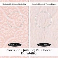 SUPERIOR® Enzy Floral Matelasse Textured Woven Bedspread