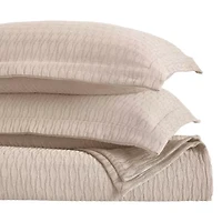 SUPERIOR® Calvert Cotton Lattice Geometric Jacquard Bedspread