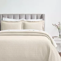 SUPERIOR® Calvert Cotton Lattice Geometric Jacquard Bedspread