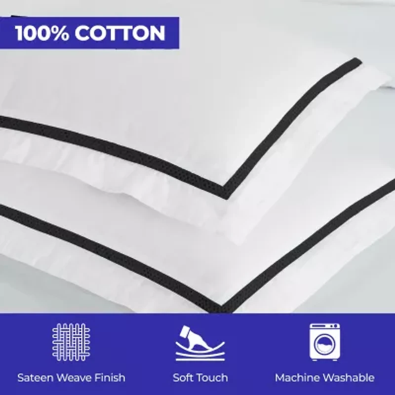 SUPERIOR® Riverton Cotton Embroidered Traditional Duvet Cover