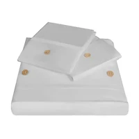 SUPERIOR® Gina Organic Percale Crisp Breathable Reversible Duvet Cover