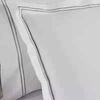 SUPERIOR® Fieldstone Cotton Embroidered Texture Duvet Cover