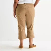 St. John's Bay Womens Plus Capri Jean