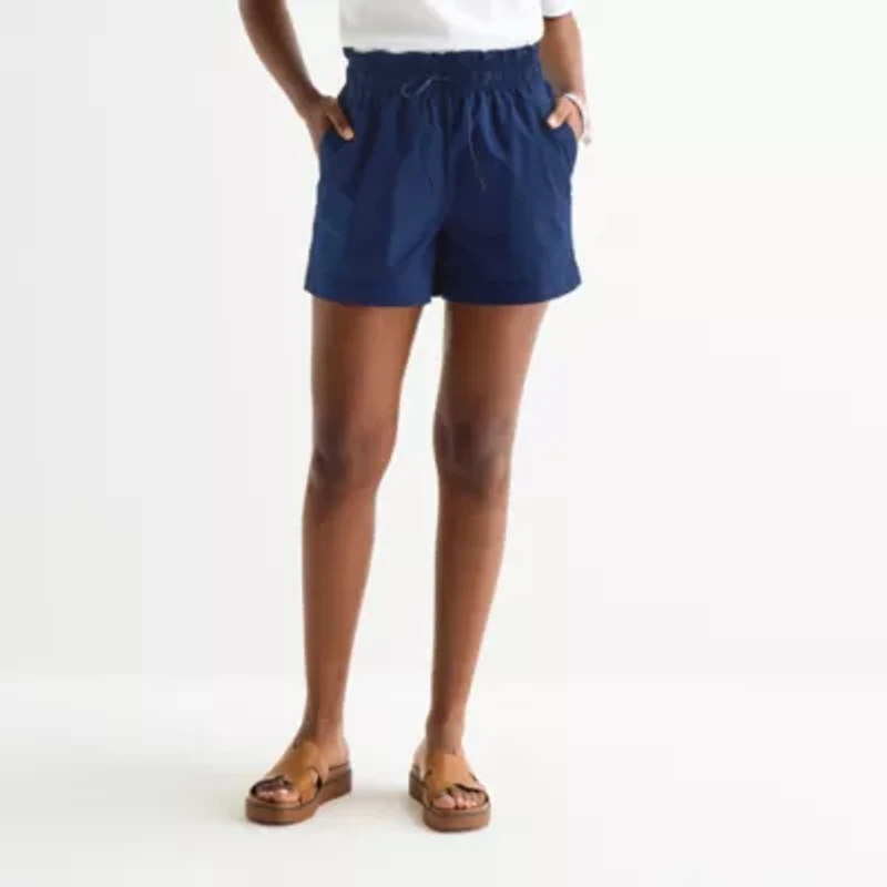 St. John's Bay Womens Pull-On Short