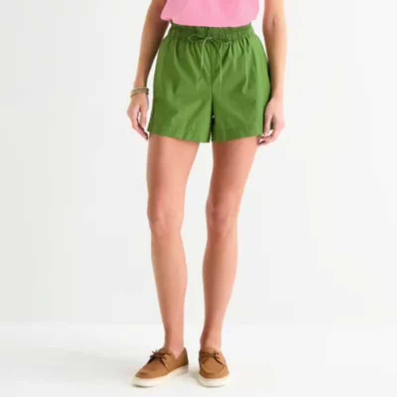 St. John's Bay Womens Pull-On Short