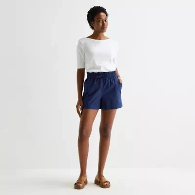 St. John's Bay Womens Pull-On Short
